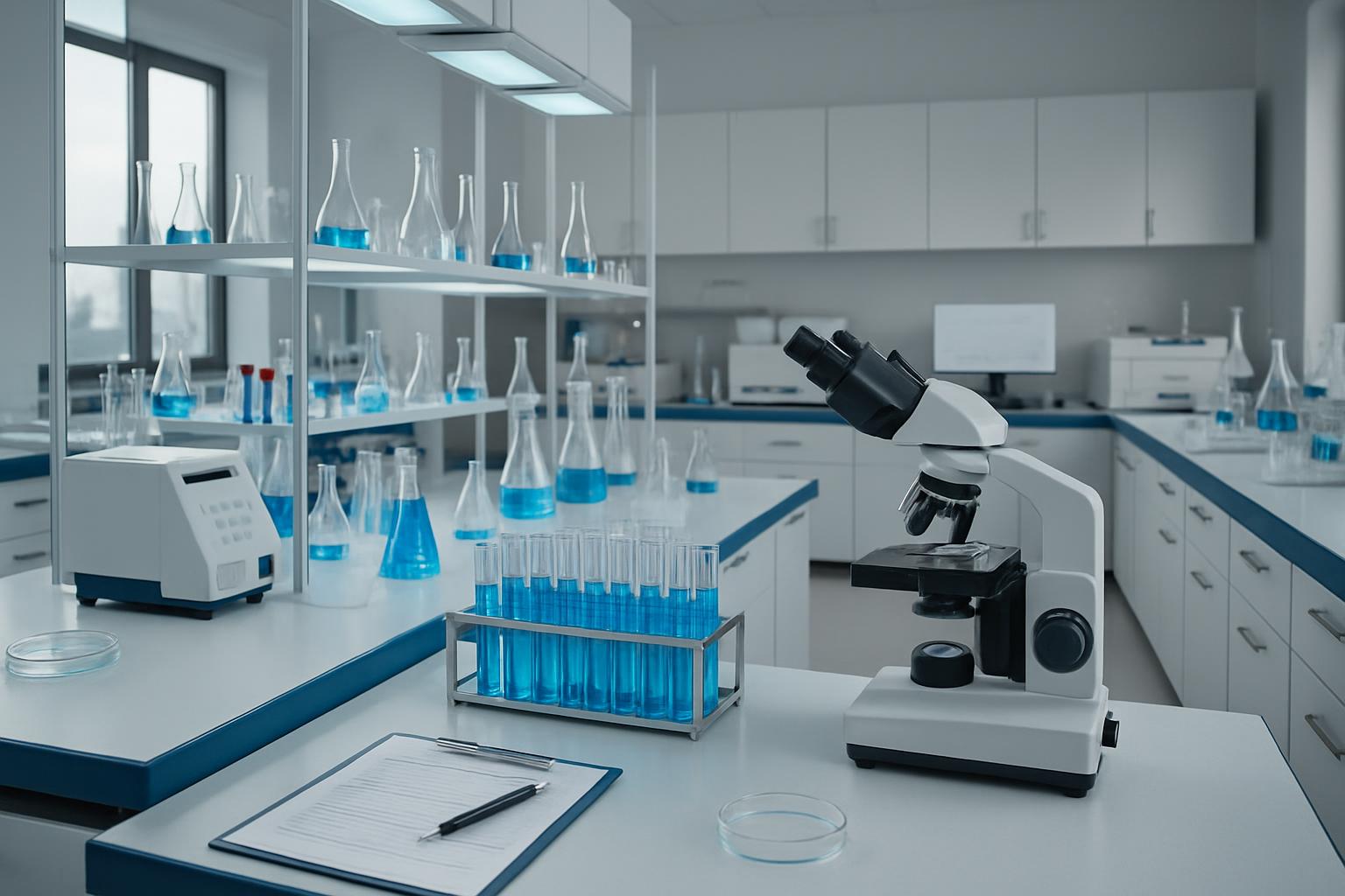 Testes de laboratório